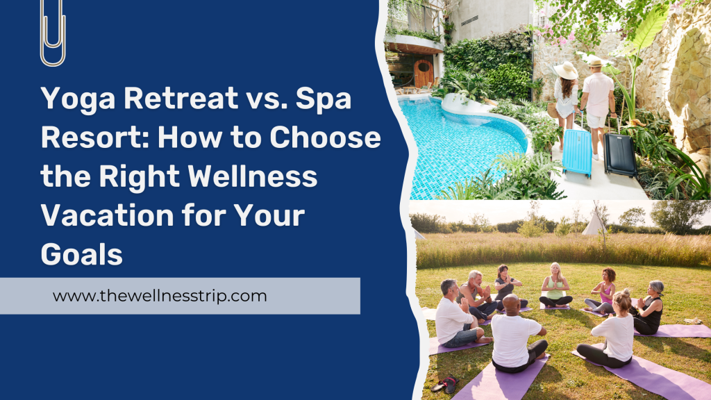 Yoga Retreat vs. Spa Resort: How to Choose the Right Wellness Vacation for Your Goals